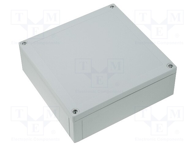 Enclosure: multipurpose; X: 180mm; Y: 180mm; Z: 60mm; MNX; ABS; grey