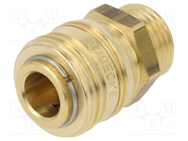 Quick connection coupling; NW7,2 quick connector; 0÷35bar