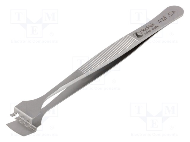 Tweezers; Tweezers len: 125mm; Tipwidth: 12mm; Bit len: 9mm