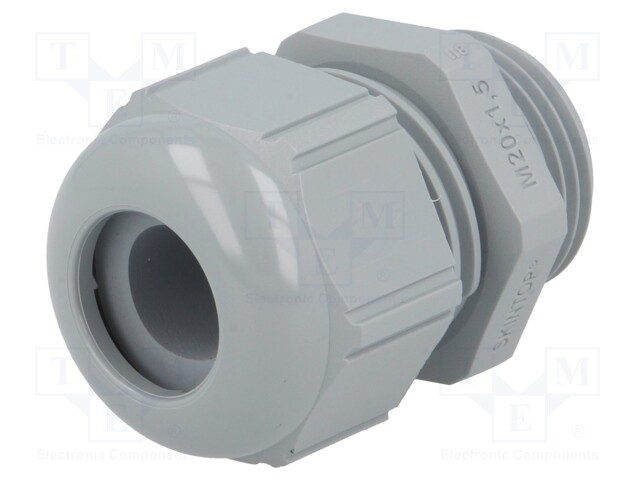 Cable gland; M20; IP68,IP69K; Mat: polyamide; dark grey