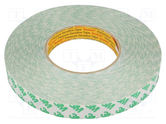 Tape: fixing; W: 19mm; L: 50m; acrylic; Application: fixing,bonding