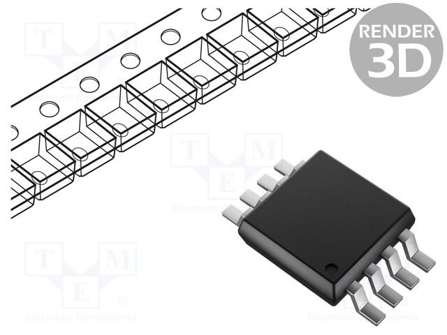EEPROM memory; Microwire; 64x16bit; 2.5÷5.5V; 2MHz; MSOP8; serial