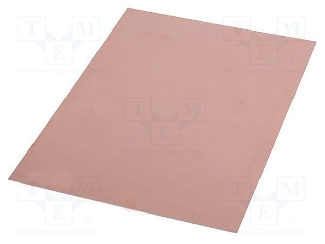 Laminate; FR4; 1.5mm; L: 420mm; W: 297mm; Coating: copper