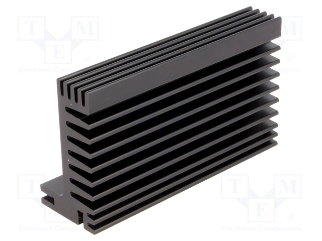 Heatsink: extruded; TO220; black; L: 94mm; W: 55mm; H: 31mm; 2.9K/W