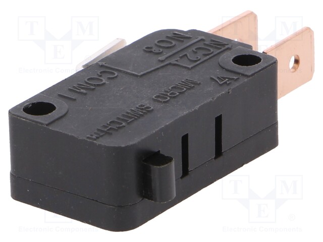 Microswitch SNAP ACTION; without lever; SPDT; 25A/277VAC; Pos: 2