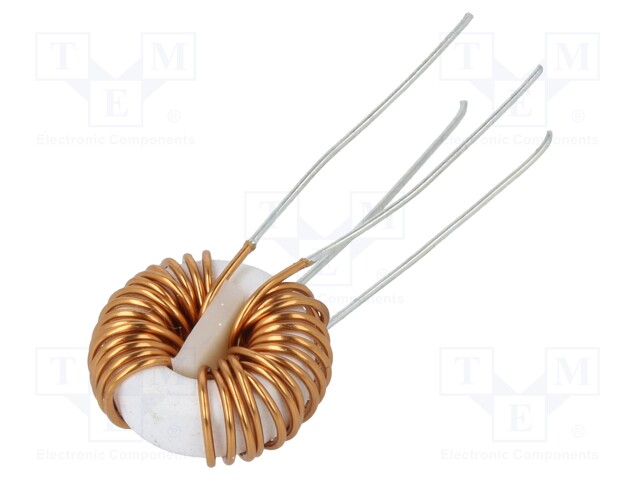 Inductor: wire; THT; 470uH; 1.6A; 80mΩ; 230VAC; 6x5mm; -20÷+50%