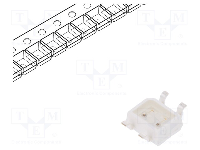 LED; SMD; 1109; red/yellow-green; 2.4x2.7x1.5mm; 130°; 5mA; 60/60mW