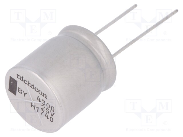 Capacitor: electrolytic; low impedance; 4300uF; 25VDC; ESR: 30mΩ