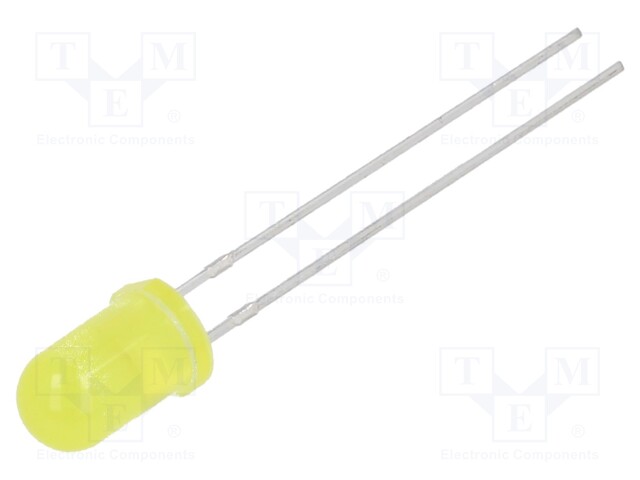 LED; 5mm; yellow; 2500÷4200mcd; 40°; 1.9÷2.6V; -40÷85°C; 60mW