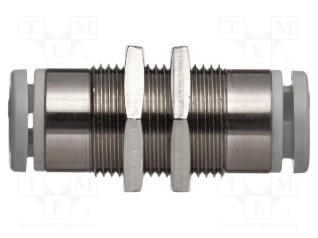 Push-in fitting; threaded,straight; outside; -1÷10bar; Mat: brass