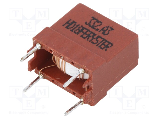 Inductor: wire; THT; 3.3mH; 300mA; 600mΩ; 230VAC; 7.6x10.1mm; 10kHz