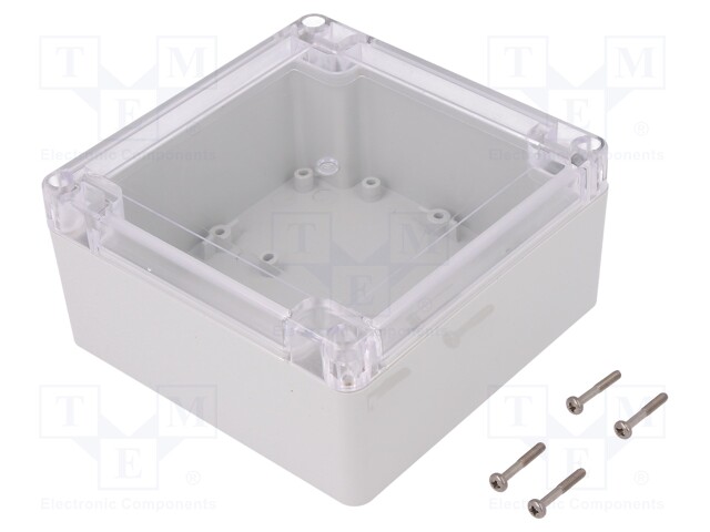 Enclosure: multipurpose; X: 120mm; Y: 120mm; Z: 60mm; ZP; light grey