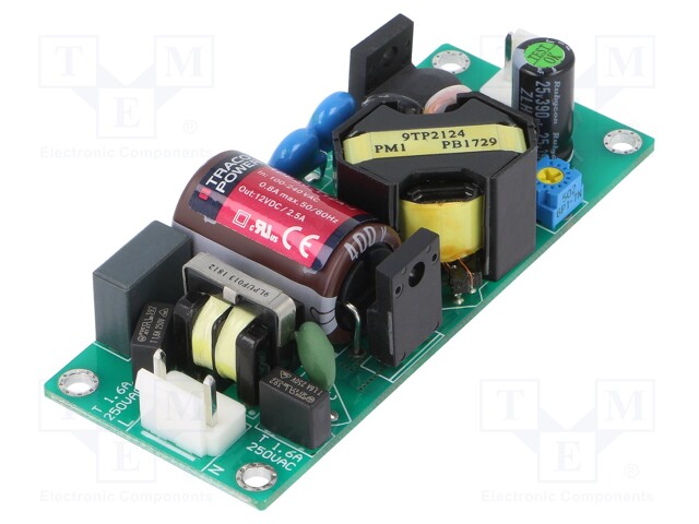 Power supply: switched-mode; 30W; 120÷370VDC; 85÷264VAC; OUT: 1