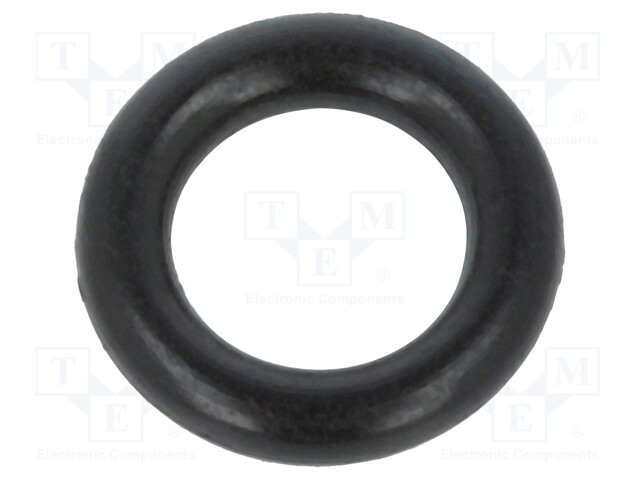 O-ring gasket; NBR; D: 2mm; Øint: 6mm; black; -30÷100°C