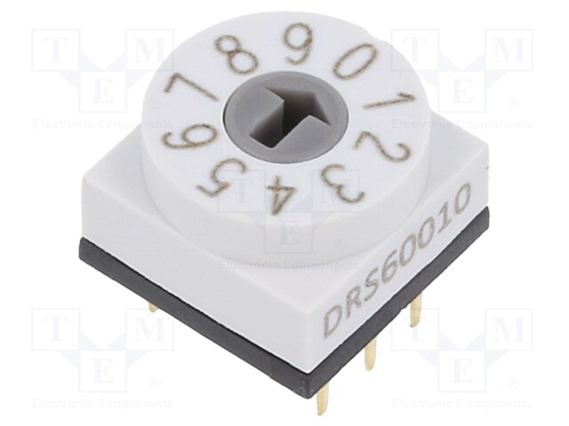 Switch: encoding switch; Pos: 10; 0.15A/42VDC; -40÷85°C; 80mΩ