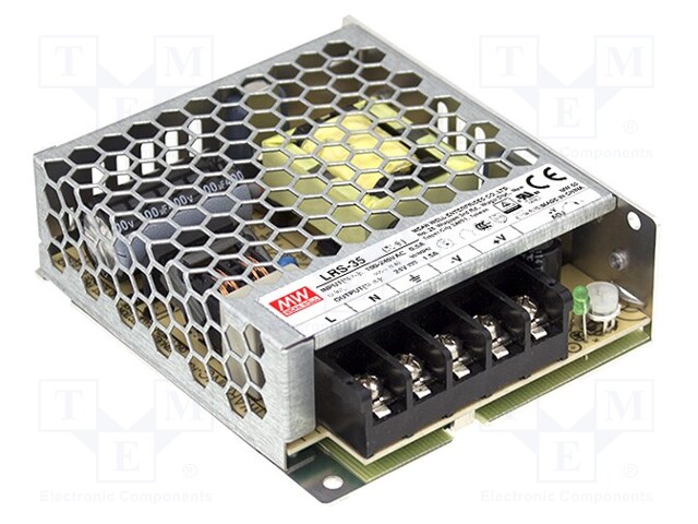 Power supply: switched-mode; modular; 35W; 5VDC; 99x82x30mm; 7A