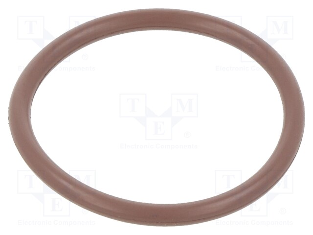 O-ring gasket; FPM; D: 2mm; Øint: 22mm; brown; -20÷200°C