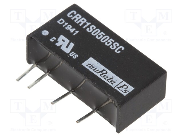 Converter: DC/DC; 1W; Uin: 4.5÷5.5V; 5VDC; Iout: 200mA; SIP7; 110kHz