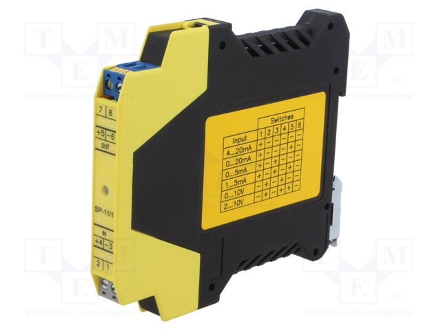 Converter: analog signals; for DIN rail mounting; 9÷36VDC; IP20