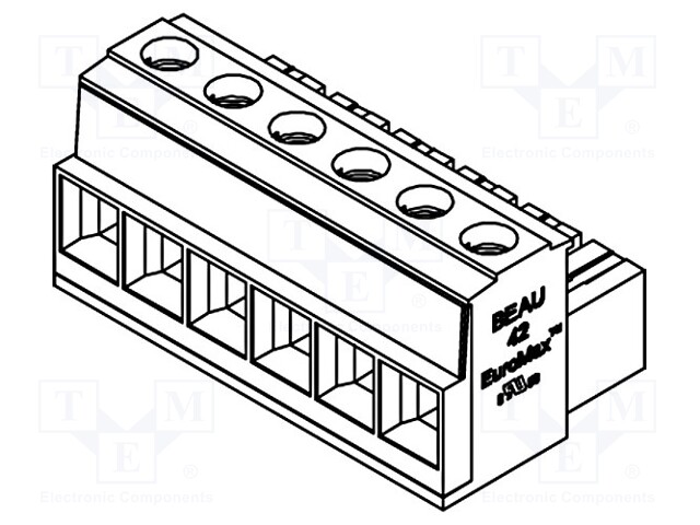 Pluggable terminal block; 12mm; ways: 2; straight; plug; female