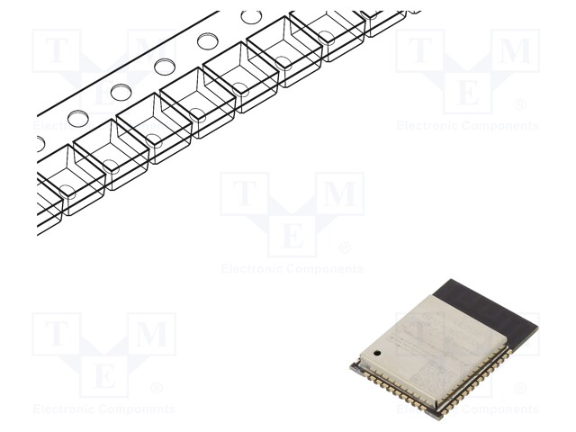 Module: IoT; Bluetooth Low Energy,WiFi; PCB; SMD; 18x25.5x3.1mm