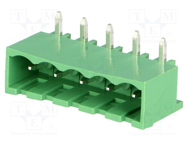 Pluggable terminal block; Contacts ph: 5.08mm; ways: 5; socket
