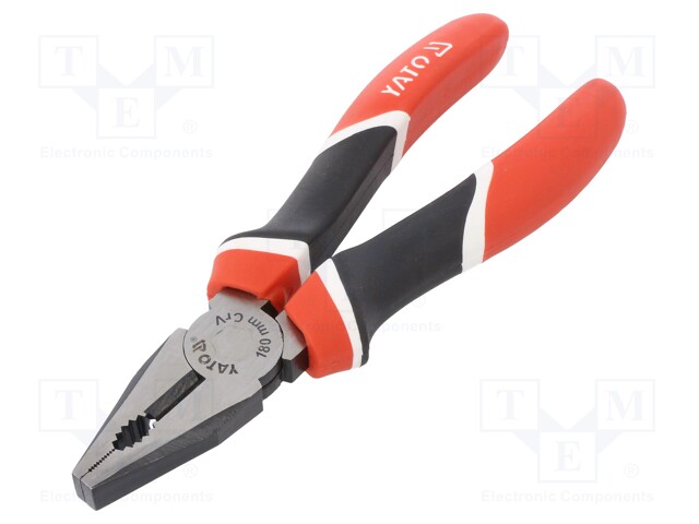 Pliers; universal; induction hardened blades; 180mm