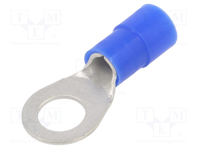 Tip: ring; M10; Ø: 11mm; 16mm2; crimped; for cable; insulated; tinned