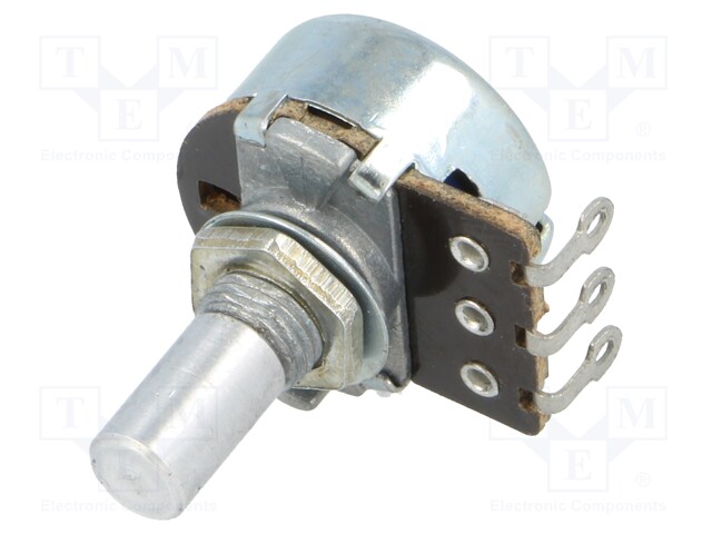 Potentiometer: shaft; single turn; 220Ω; 200mW; ±20%; soldered; 6mm