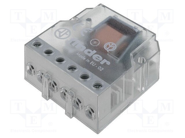 Relay: installation; bistable; NO x2; Ucoil: 230VAC; 10A; -40÷40°C