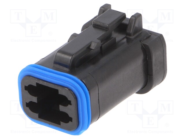 Connector: wire-wire; PX0; plug; female; PIN: 4; IP68; Locking: latch