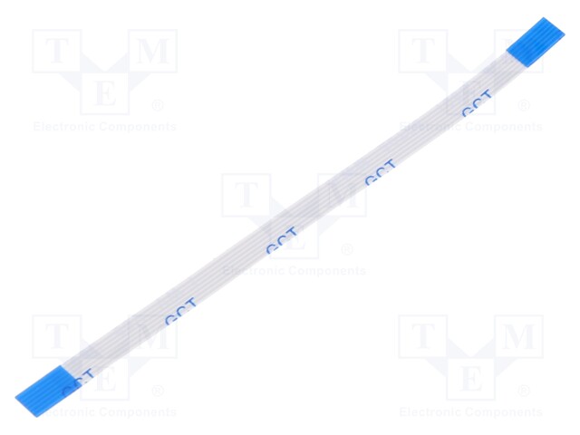 FFC cable; Cores: 6; Cable ph: 0.5mm; contacts on the same side