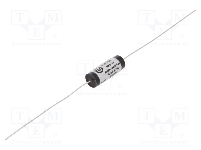 Capacitor: polypropylene; 0.1uF; 600VDC; ±2%; Ø7.3x21mm; -25÷85°C