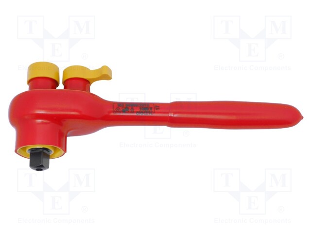 Rattle; insulated; 3/8"; 200mm; Conform to: DIN 7449,EN 60900,VDE