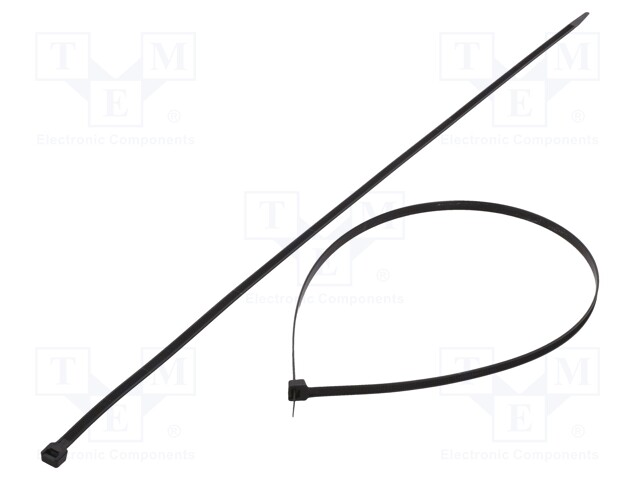 Cable tie; L: 775mm; W: 9mm; polyamide; 778N; black; -40÷85°C