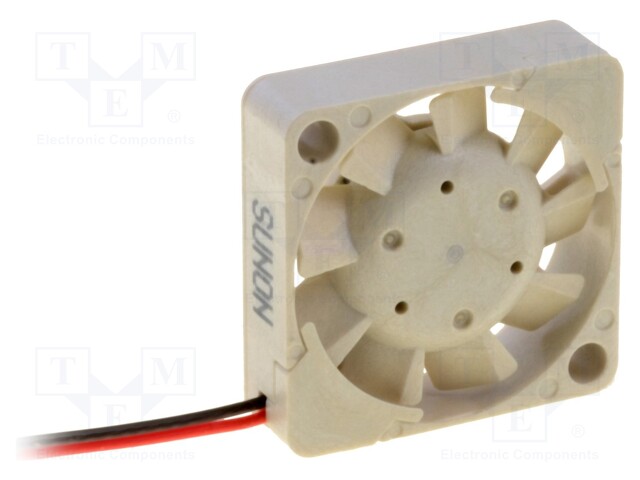 Fan: DC; axial; 3VDC; 12x12x3mm; 0.36m3/h; 14dBA; Vapo; 1.07mmH2O