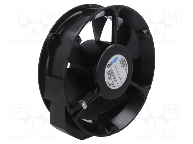 Fan: DC; axial; Ø172x51mm; 480m3/h; 61dBA; ball bearing; 4000rpm