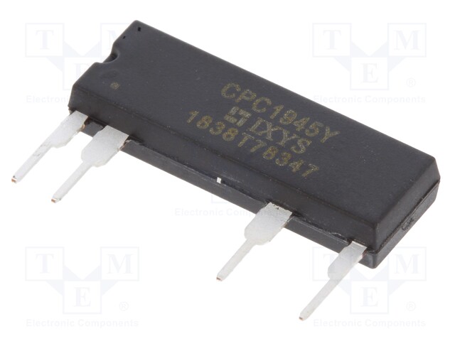 Relay: solid state; Icntrl max: 100mA; 1A; max.120VAC; 340mΩ; THT