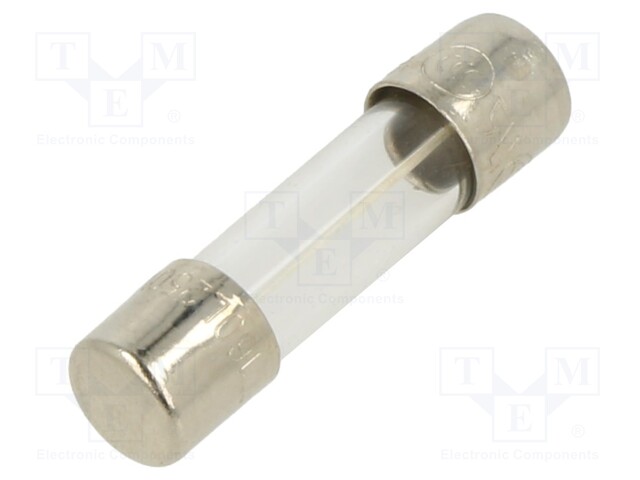 Fuse: fuse; time-lag; 160mA; 250VAC; cylindrical,glass; 5x20mm