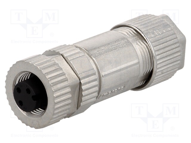 Plug; M12; PIN: 3; female; A code-DeviceNet / CANopen; for cable