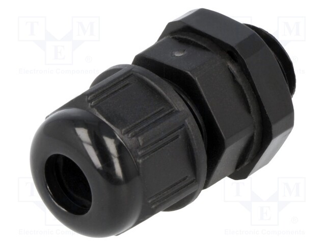 Cable gland; M12; IP68; Mat: polyamide; black; UL94V-2