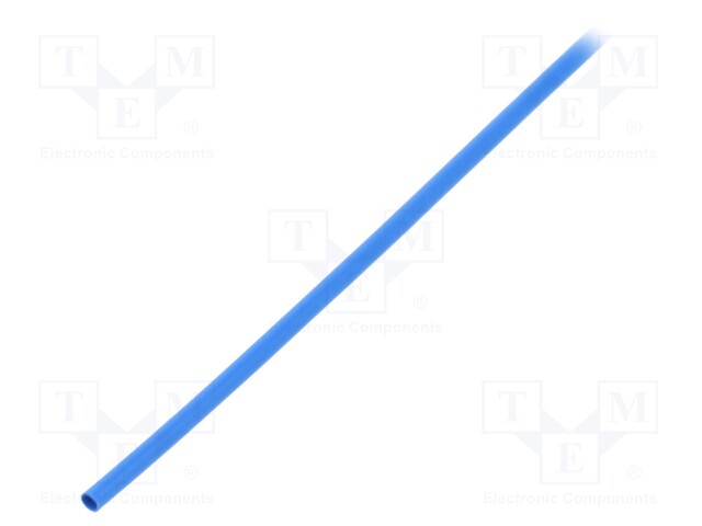 Heat shrink sleeve; flexible; 2: 1; 1.6mm; L: 1.2m; blue; 5pcs.