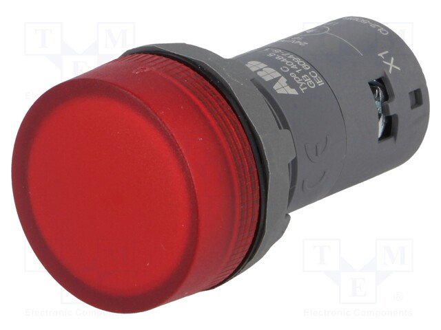 Control lamp; 22mm; CL2; -25÷70°C; Illumin: LED; Ø22mm; 24VAC; 24VDC