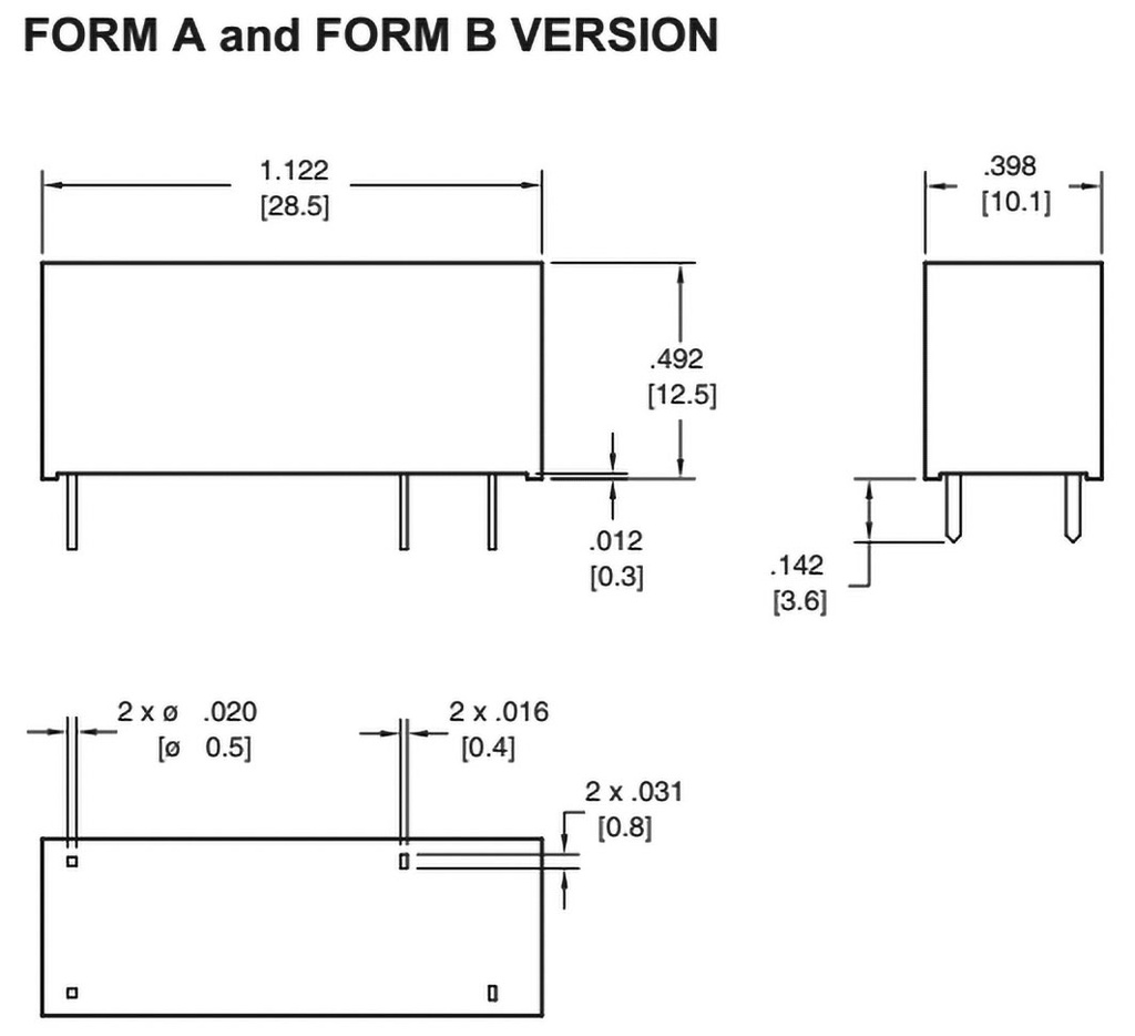 Relay: electromagnetic; SPST-NO; Ucoil: 12VDC; 10A/250VAC; 10A