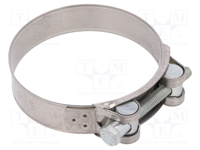 T-bolt clamp; W: 24mm; Clamping: 92÷97mm; chrome steel AISI 430