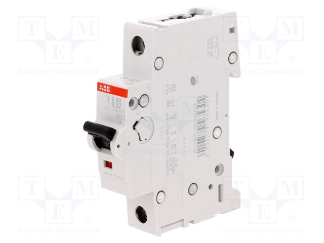 Circuit breaker; 230VAC; Inom: 32A; Poles: 1; DIN; Charact: B; 6kA