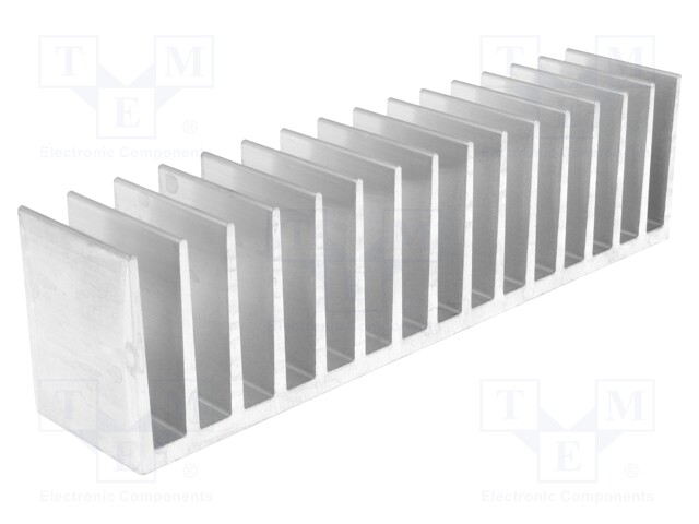 Heatsink: extruded; grilled; L: 40mm; W: 190.5mm; H: 50mm; aluminium