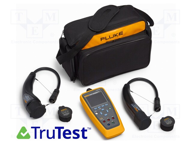 Meter: test adapter kit; LCD; 1A; yellow-black; 230/400V,250V