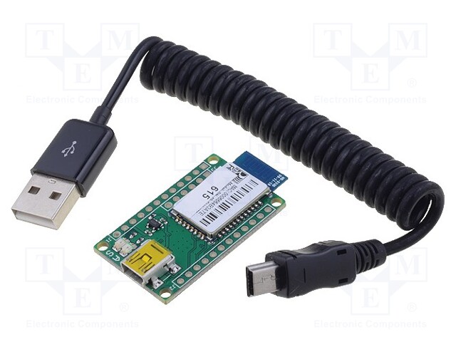 Dev.kit: Microchip; 9 GPIO lines,built-in antenna; 128 bit key