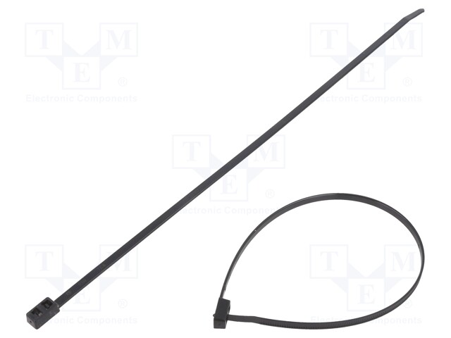 Cable tie; polyamide; black; Man.series: T50IDH